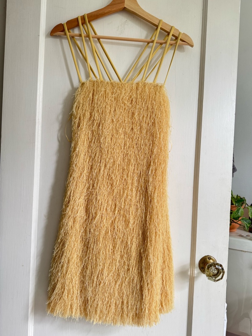 Anthropologie Bailey 44 Dead or Alive Tinsel Fringe Mini Dress